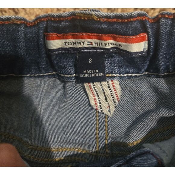 Tommy Hilfiger Blue Distressed Straight Leg Size 8 - Picture 3 of 8